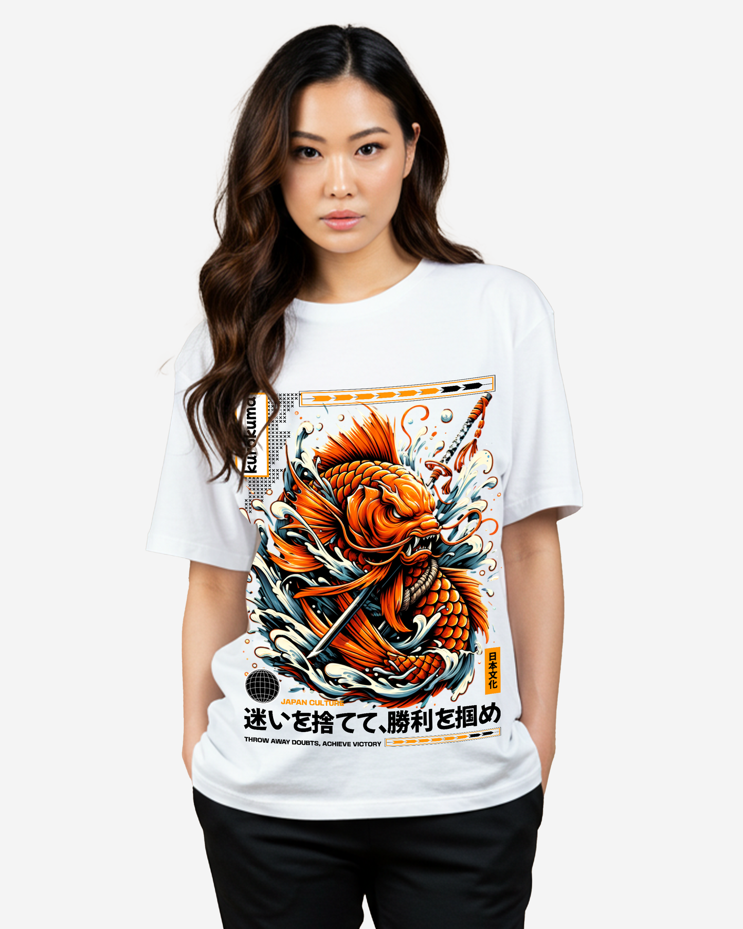 Koi Squat Mascot Oversized T-Shirt