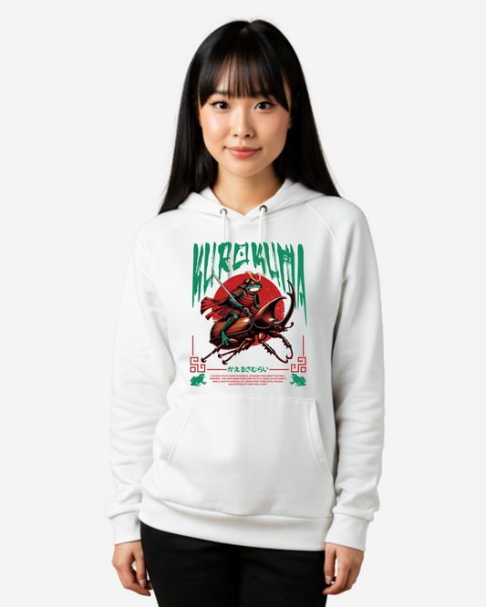 Frog Shogun Froggy Samurai Oversized Hoodie