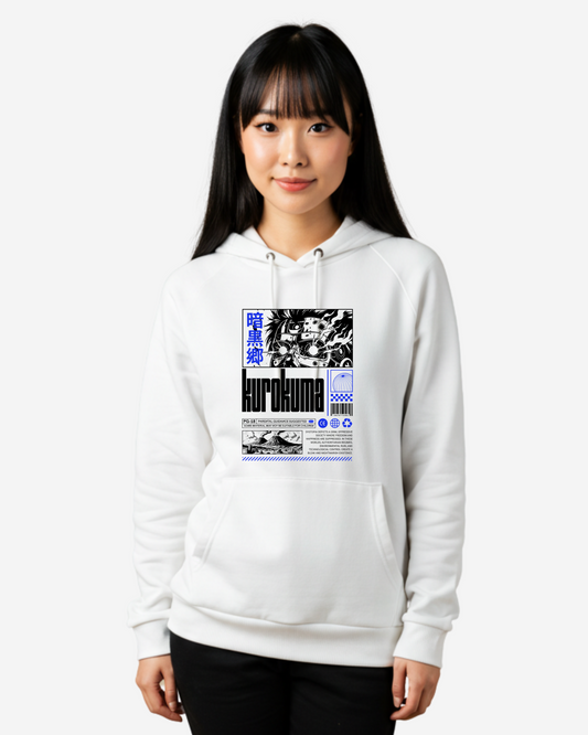 Dystopia Cyborg Design Oversized Hoodie
