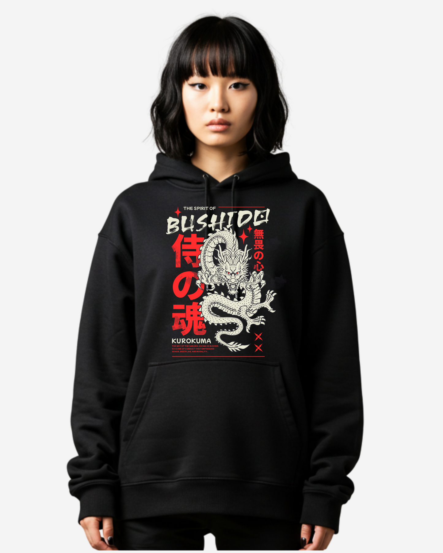 Bushido Dragon Oversized Hoodie