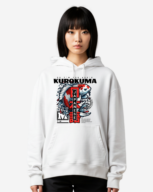 Japanese Anime Ghost in The City Oversized Hoodie
