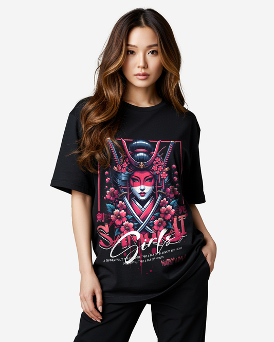 Samurai Girls Oversized T-Shirts