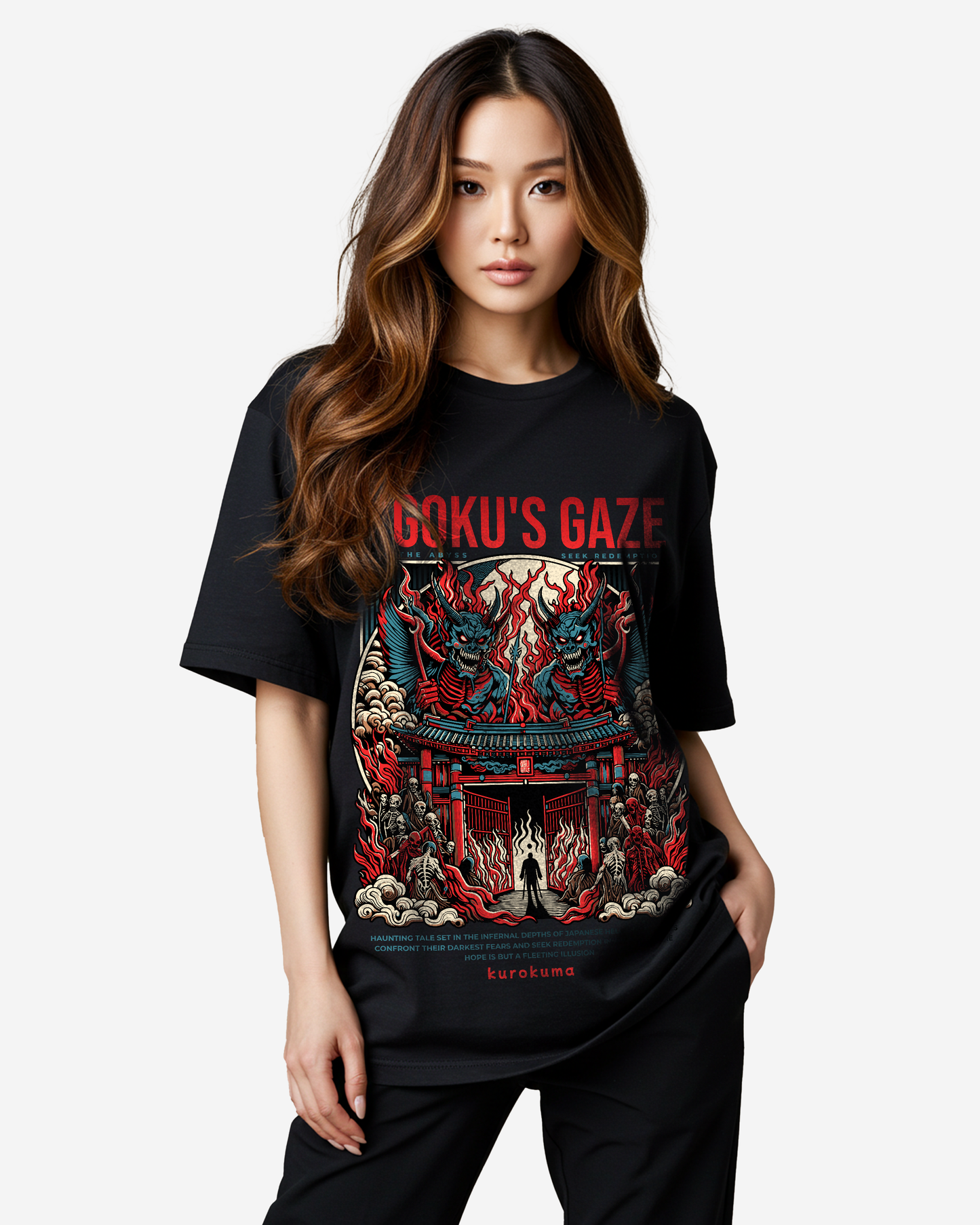 Jigoku's Gaze Oversized T-Shirt